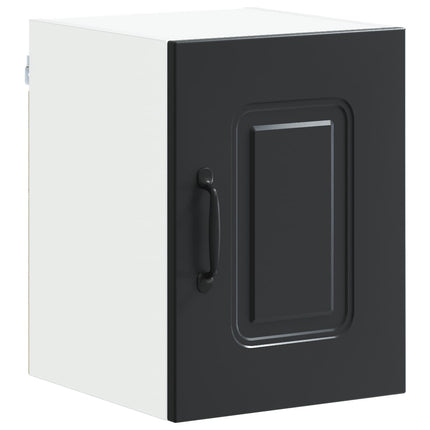 Diskmaskin panel Kalmar 2 st Svart Konstruerat trä