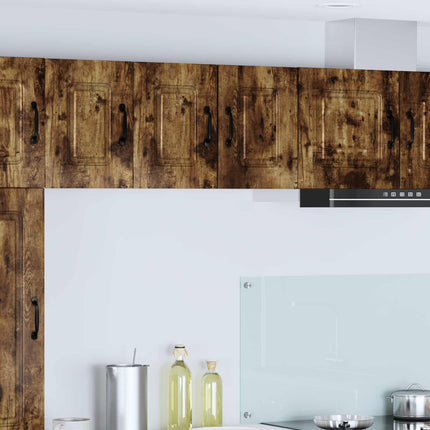 Diskmaskin panel Kalmar 2 st Rökt ek Konstruerat trä