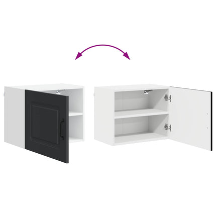 Diskmaskin panel Kalmar Svart 50 x 31 x 40 cm Konstruerat trä