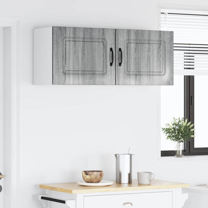 Diskmaskin panel Kalmar 2 st Grå Sonoma Konstruerat trä