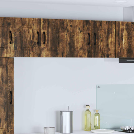 Diskmaskin panel Kalmar 2 st Rökt ek Konstruerat trä