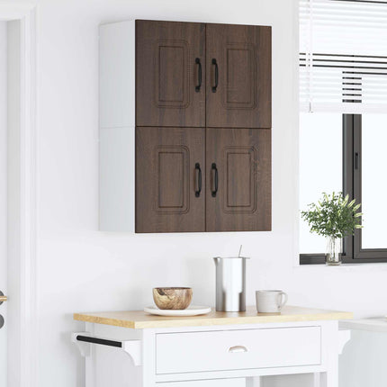 Diskmaskin panel Kalmar 2 pcs Brun Ek 60 x 31 x 40 cm