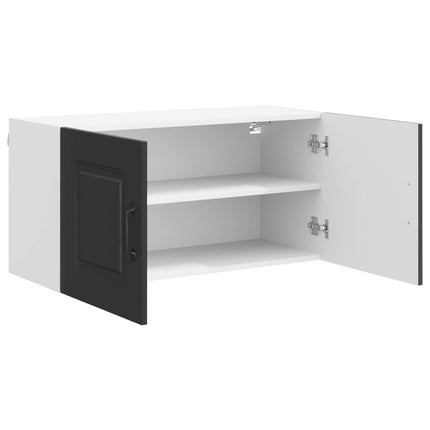Diskmaskin panel Kalmar Svart 80 x 31 x 40 cm Konstruerat trä