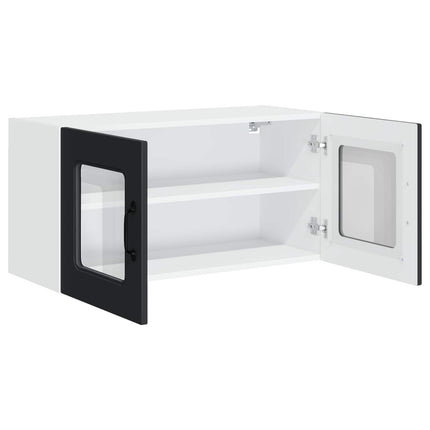 Diskmaskin panel Kalmar Svart 80 x 31 x 40 cm Konstruerat trä