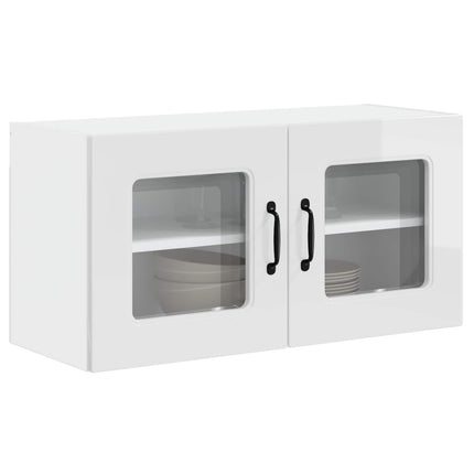 Diskmaskin panel Kalmar Högblanka vita 80 x 31 x 40 cm