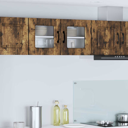 Diskmaskin panel Kalmar Rökt ek 80 x 31 x 40 cm Konstruerat trä