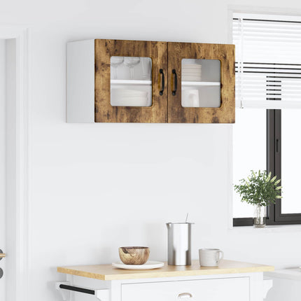 Diskmaskin panel Kalmar Rökt ek 80 x 31 x 40 cm Konstruerat trä