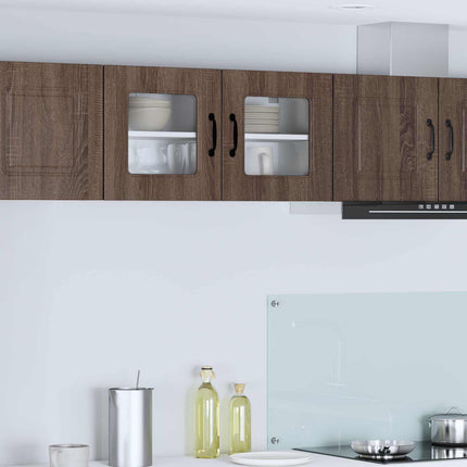 Diskmaskin panel Kalmar Brun Ek 80 x 31 x 40 cm Konstruerat trä