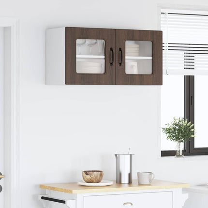 Diskmaskin panel Kalmar Brun Ek 80 x 31 x 40 cm Konstruerat trä