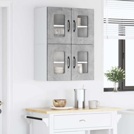 Diskmaskin panel Kalmar 2 pcs Betonggrå 60 x 31 x 40 cm