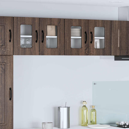 Diskmaskin panel Kalmar 2 pcs Brun Ek 60 x 31 x 40 cm