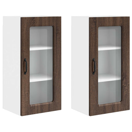 Diskmaskin panel Kalmar 2 pcs Brun Ek 40 x 31 x 80 cm