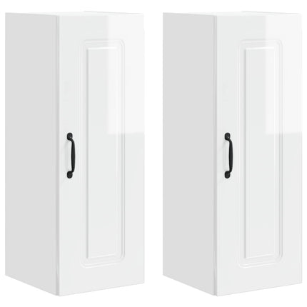 Diskmaskin panel Kalmar 2 pcs Högblanka vita 30 x 31 x 80 cm