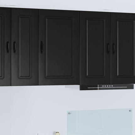 Diskmaskin panel Kalmar Svart 50 x 31 x 80 cm Konstruerat trä
