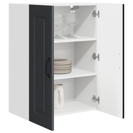 Diskmaskin panel Kalmar Svart 60 x 31 x 80 cm Konstruerat trä