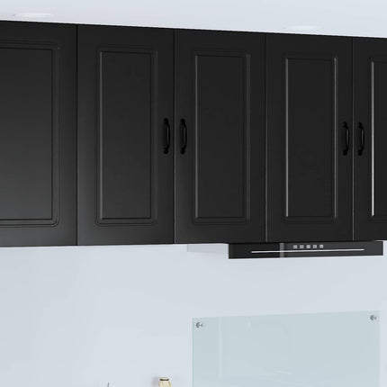 Diskmaskin panel Kalmar Svart 80 x 31 x 80 cm Konstruerat trä
