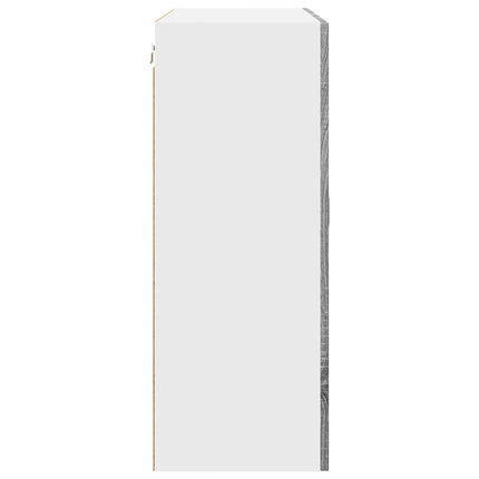 Diskmaskin panel med lagring Kalmar Grå Sonoma 80 x 31 x 80 cm