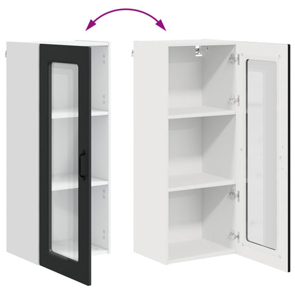 Diskmaskin panel Kalmar Svart 40 x 31 x 100 cm Konstruerat trä