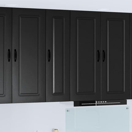 Diskmaskin panel Kalmar Svart 30 x 31 x 100 cm Konstruerat trä