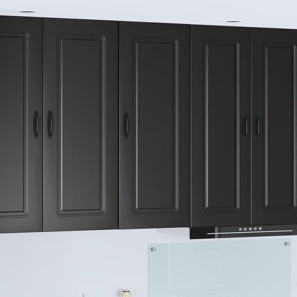 Diskmaskin panel Kalmar Svart 40 x 31 x 100 cm Konstruerat trä