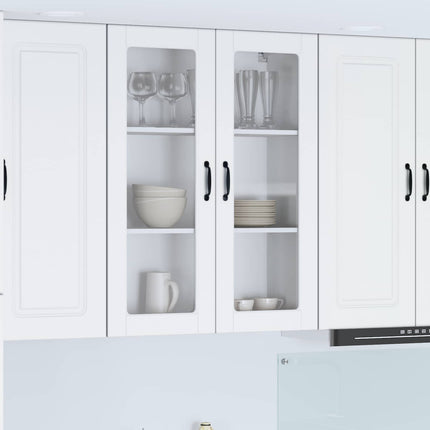 Diskmaskin panel Kalmar Vit 80 x 31 x 100 cm Konstruerat trä