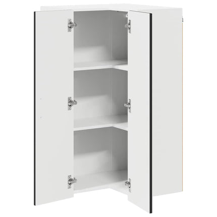 Diskmaskin panel Kalmar Svart 57 x 57 x 100 cm Konstruerat trä