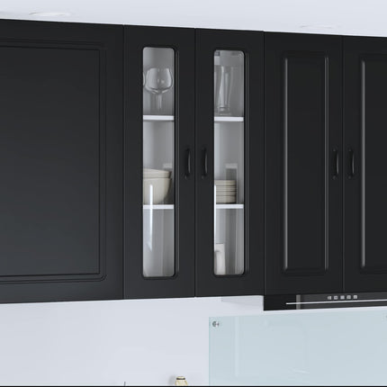 Diskmaskin panel Kalmar Svart 60 x 31 x 100 cm Konstruerat trä