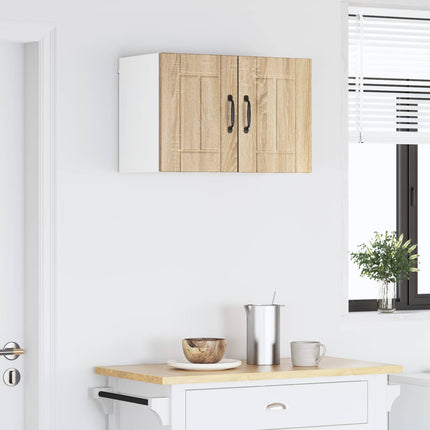 Väggskåp LUCCA 2 pcs Sonoma-ek 30 x 31 x 40 cm Konstruerat trä