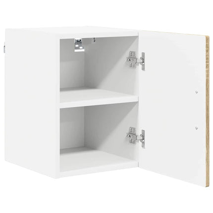 Väggskåp LUCCA 2 pcs Sonoma-ek 30 x 31 x 40 cm Konstruerat trä
