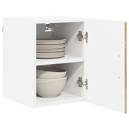 Väggskåp LUCCA 2 pcs Sonoma-ek 30 x 31 x 40 cm Konstruerat trä