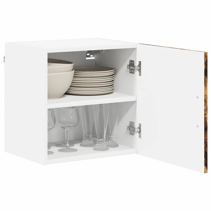 Väggskåp LUCCA 2 pcs Rökt ek 40 x 31 x 40 cm Konstruerat trä