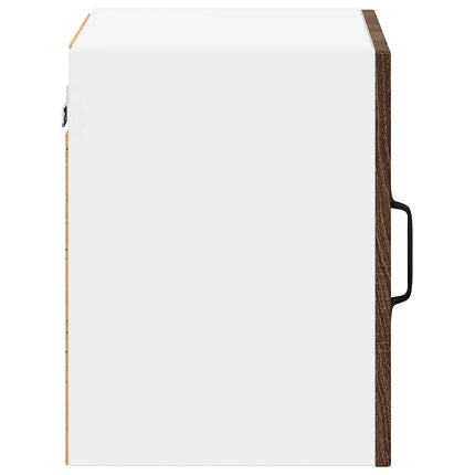 Väggskåp LUCCA 2 pcs Brun ek 40 x 31 x 40 cm Konstruerat trä