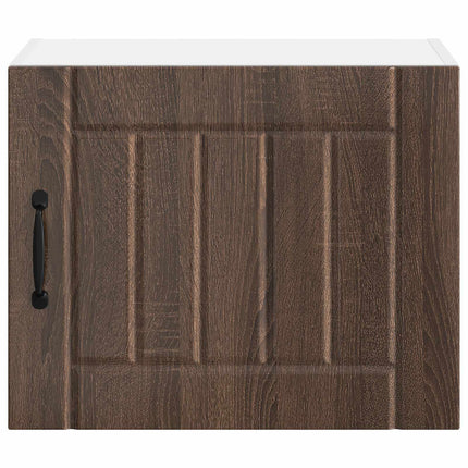 Väggskåp LUCCA 2 pcs Brun ek 50 x 31 x 40 cm Konstruerat trä