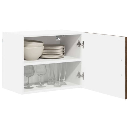 Väggskåp LUCCA 2 pcs Brun ek 50 x 31 x 40 cm Konstruerat trä