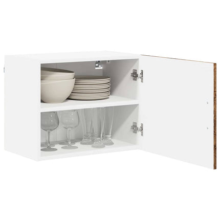 Väggskåp LUCCA 2 pcs Gammalt trä 50 x 31 x 40 cm