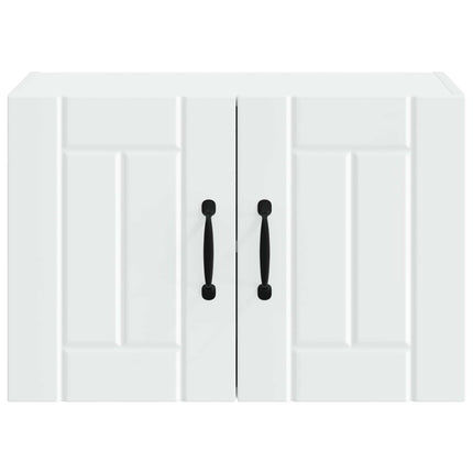 Väggskåp LUCCA 2 pcs Vit 60 x 31 x 40 cm Konstruerat trä