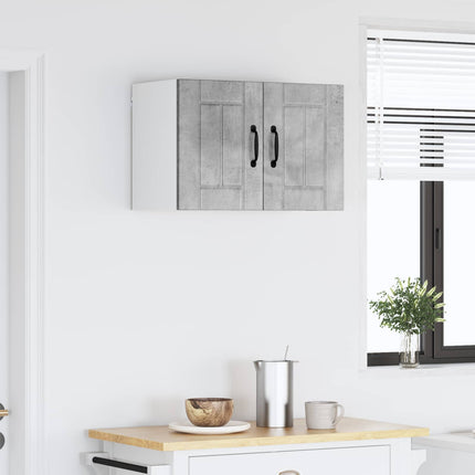Väggskåp LUCCA Betonggrå 60 x 31 x 40 cm Konstruerat trä