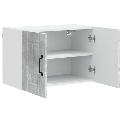 Väggskåp LUCCA 2 pcs Betonggrå 60 x 31 x 40 cm Konstruerat trä