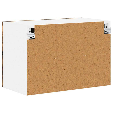 Väggskåp LUCCA 2 pcs Rökt ek 60 x 31 x 40 cm Konstruerat trä
