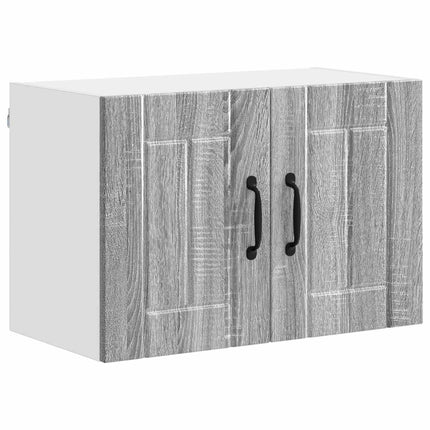 Väggskåp LUCCA 2 pcs Grå sonoma-ek 60 x 31 x 40 cm