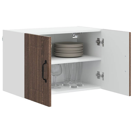 Väggskåp LUCCA 2 pcs Brun ek 60 x 31 x 40 cm Konstruerat trä