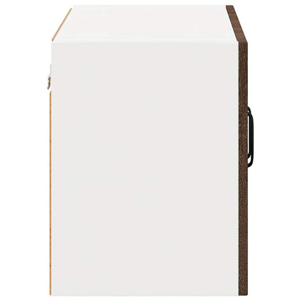 Väggskåp LUCCA 2 pcs Brun ek 60 x 31 x 40 cm Konstruerat trä