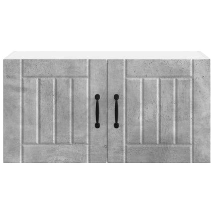 Väggskåp LUCCA Betonggrå 80 x 31 x 40 cm Konstruerat trä