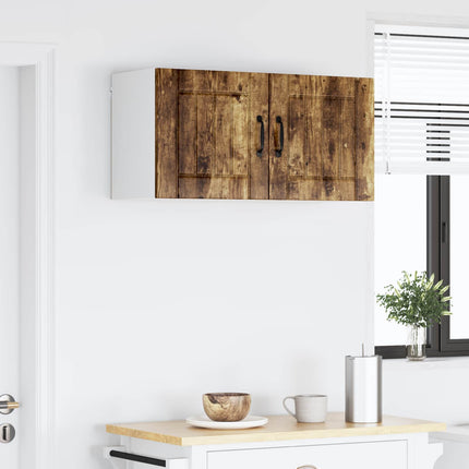 Väggskåp LUCCA Rökt ek 80 x 31 x 40 cm Konstruerat trä