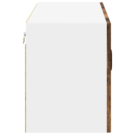 Väggskåp LUCCA Rökt ek 80 x 31 x 40 cm Konstruerat trä