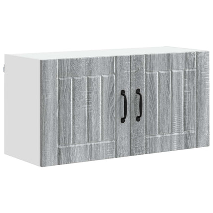 Väggskåp LUCCA Grå sonoma-ek 80 x 31 x 40 cm Konstruerat trä