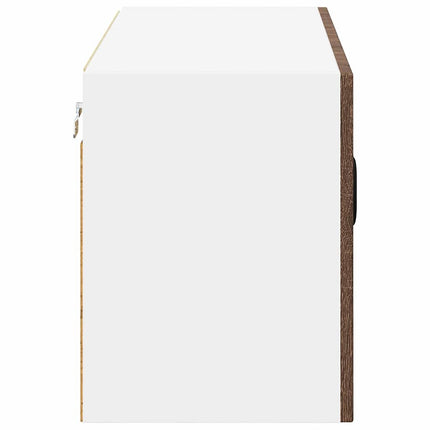 Väggskåp LUCCA Brun ek 80 x 31 x 40 cm Konstruerat trä