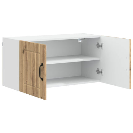 Väggskåp LUCCA Artisan-ek 80 x 31 x 40 cm Konstruerat trä