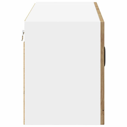 Väggskåp LUCCA Artisan-ek 80 x 31 x 40 cm Konstruerat trä