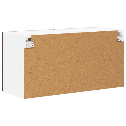 Väggglasförråd LUCCA Brun ek 80 x 31 x 40 cm Konstruerat trä